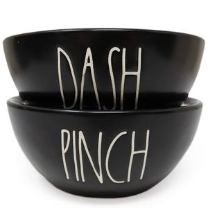 Rae Dunn PINCH & DASH Spice Bowl Set